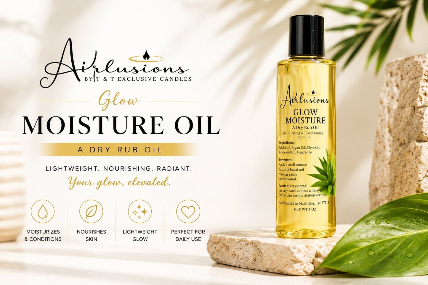 FYE Glow Moisturizer aka Dry Rub Oil