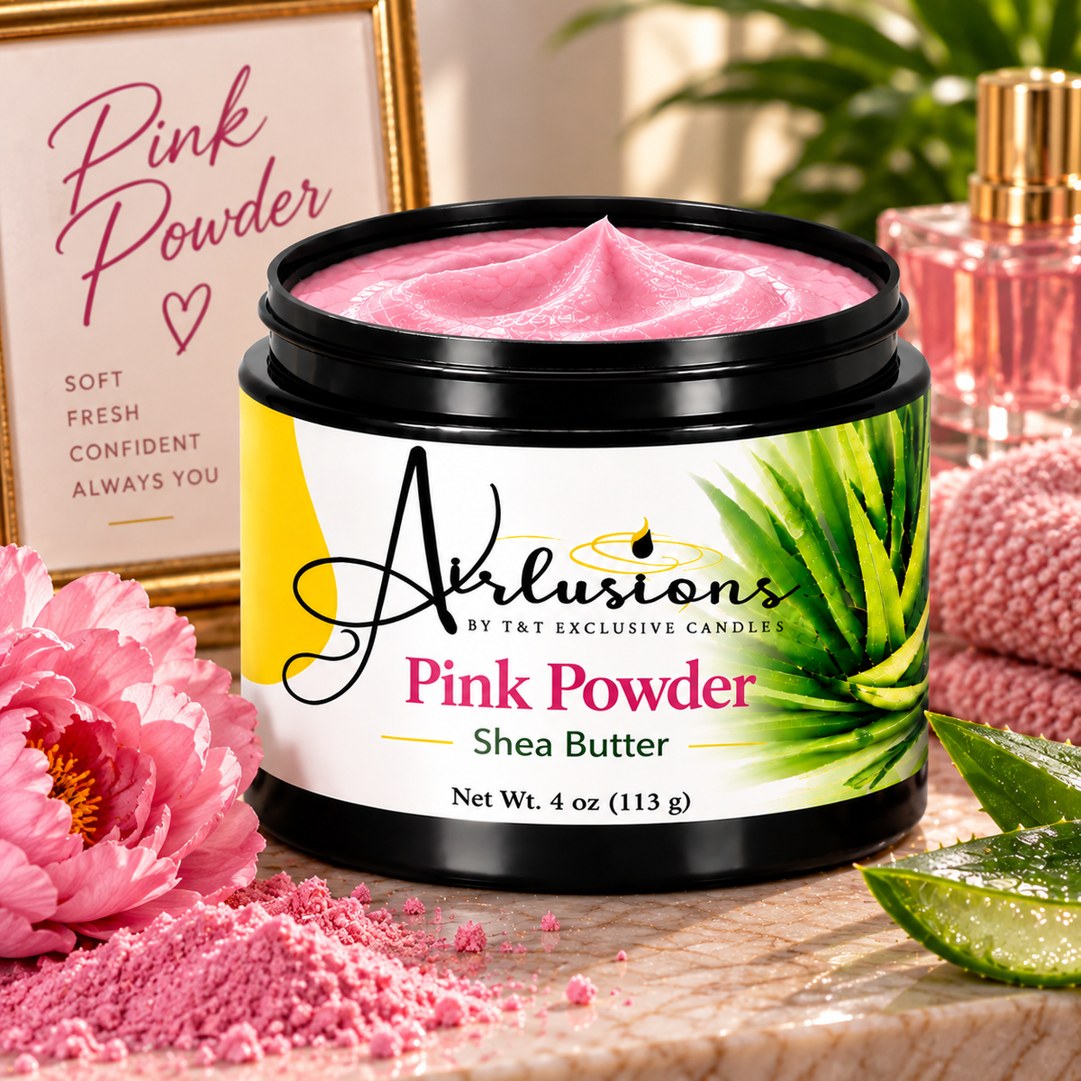 Pink Powder Shea Butter